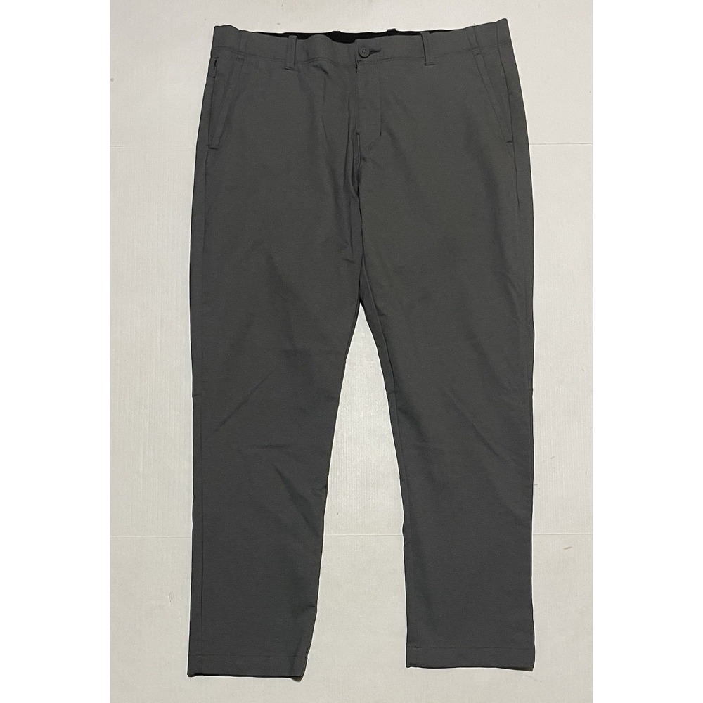 Tommy Bahama Pants Mens 36 X 29 Gray On Par Flat Front‎ Straight Stretch Golf
